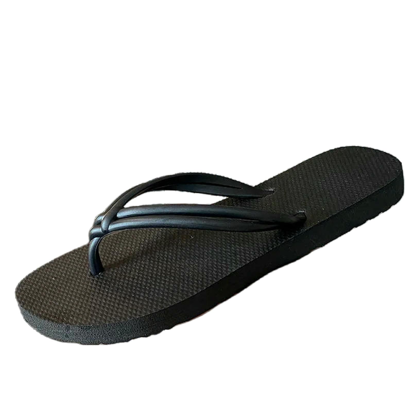 ZSLFCBD Summer Slippers Women Flip Flops Fashion Outdoor Comfortable Casual Ladies Beach Shoes Shower Non-slip Slides Mujer-bk-37-38