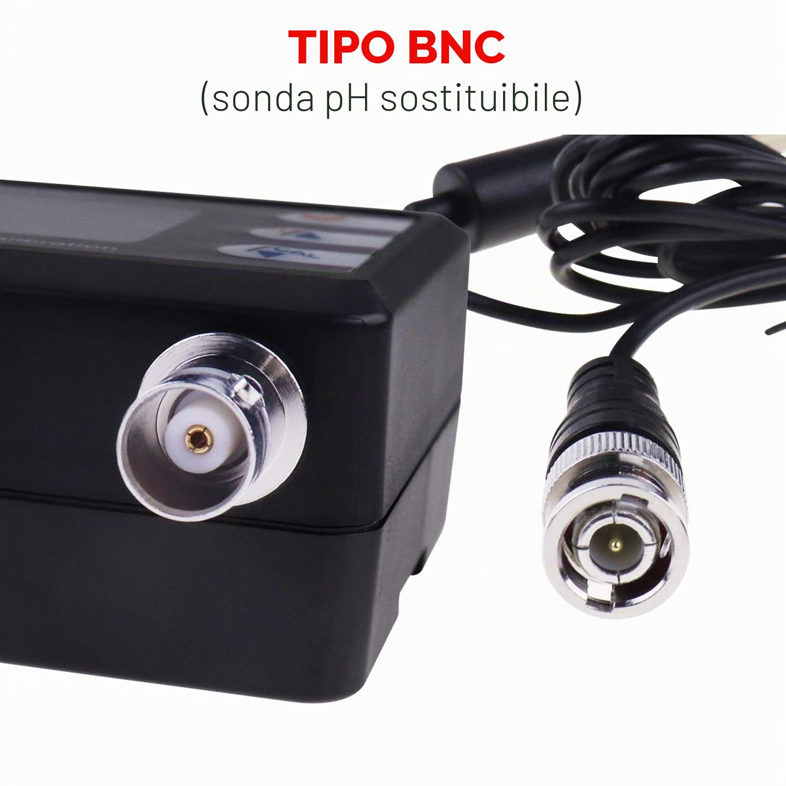 Professionale pH & Temperatura Meter con e Automatico Calibrazione Funzione, Acqua Tester Misurazione con Treppiedi Titolare per Acquario Idroponica