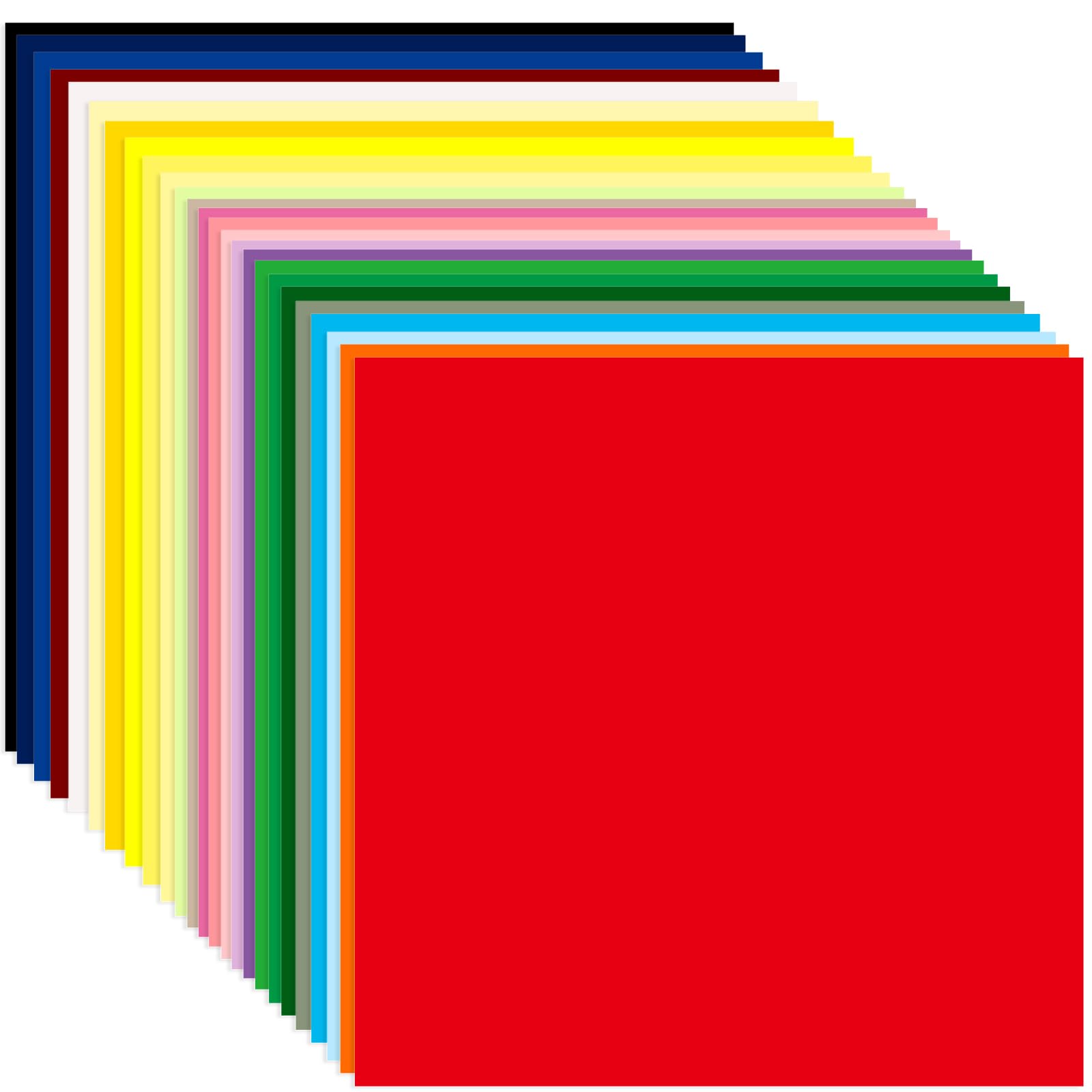 Coloured Cardstock - 11.6" x 11.6" 100 Sheets Multicoloured Card Paper 25 Colors 180gsm Coloured Card for Scrapbooking, Cards Making, School Projects Making Supplies and Craft Supplies
