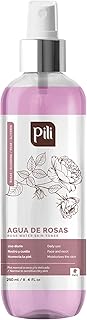 Agua de rosas Pili, tónico facial para pieles...