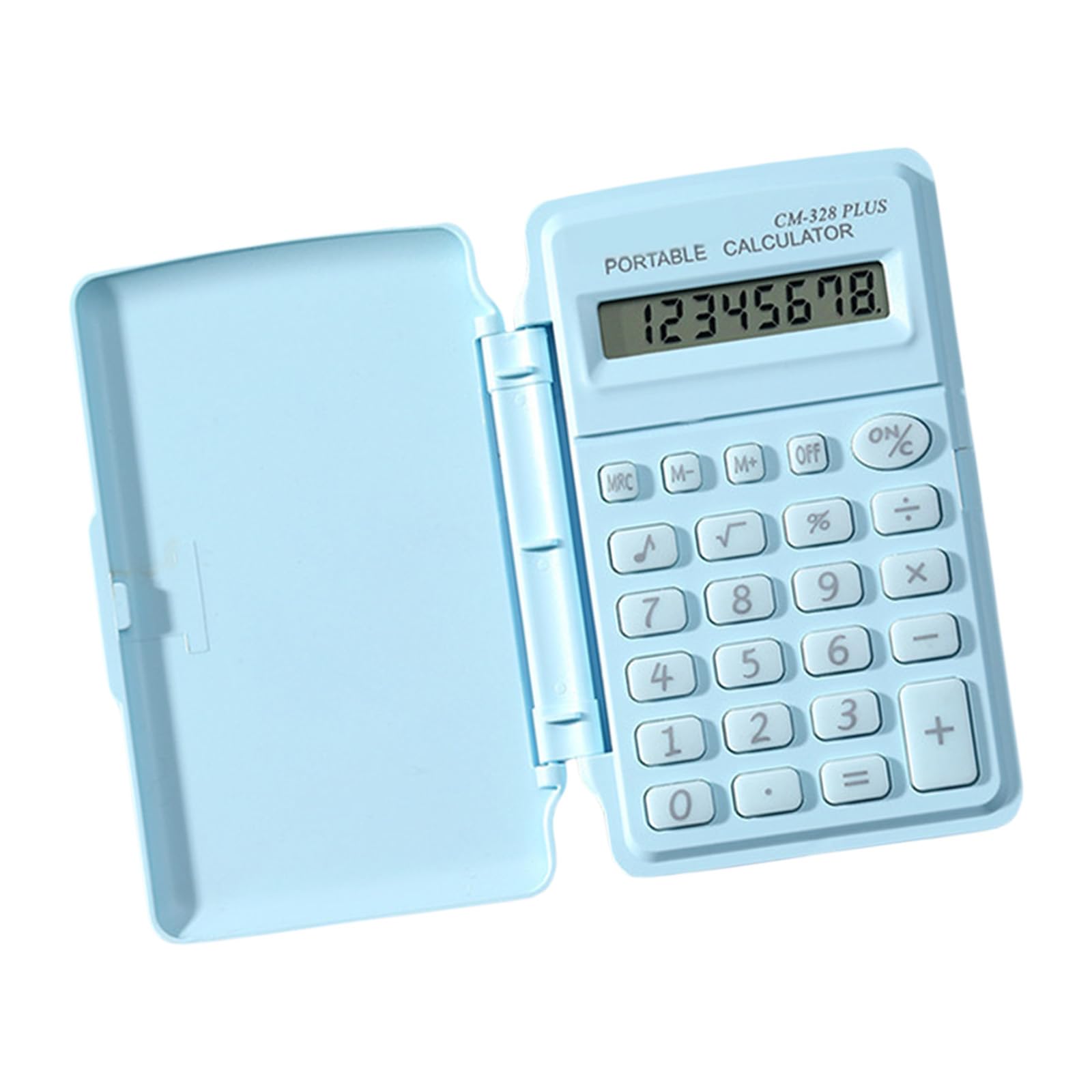 Calculadora de bolsillo superior de tono de 8 dígitos con botón ergonómico para uso escolar de durabilidad en colores pastel