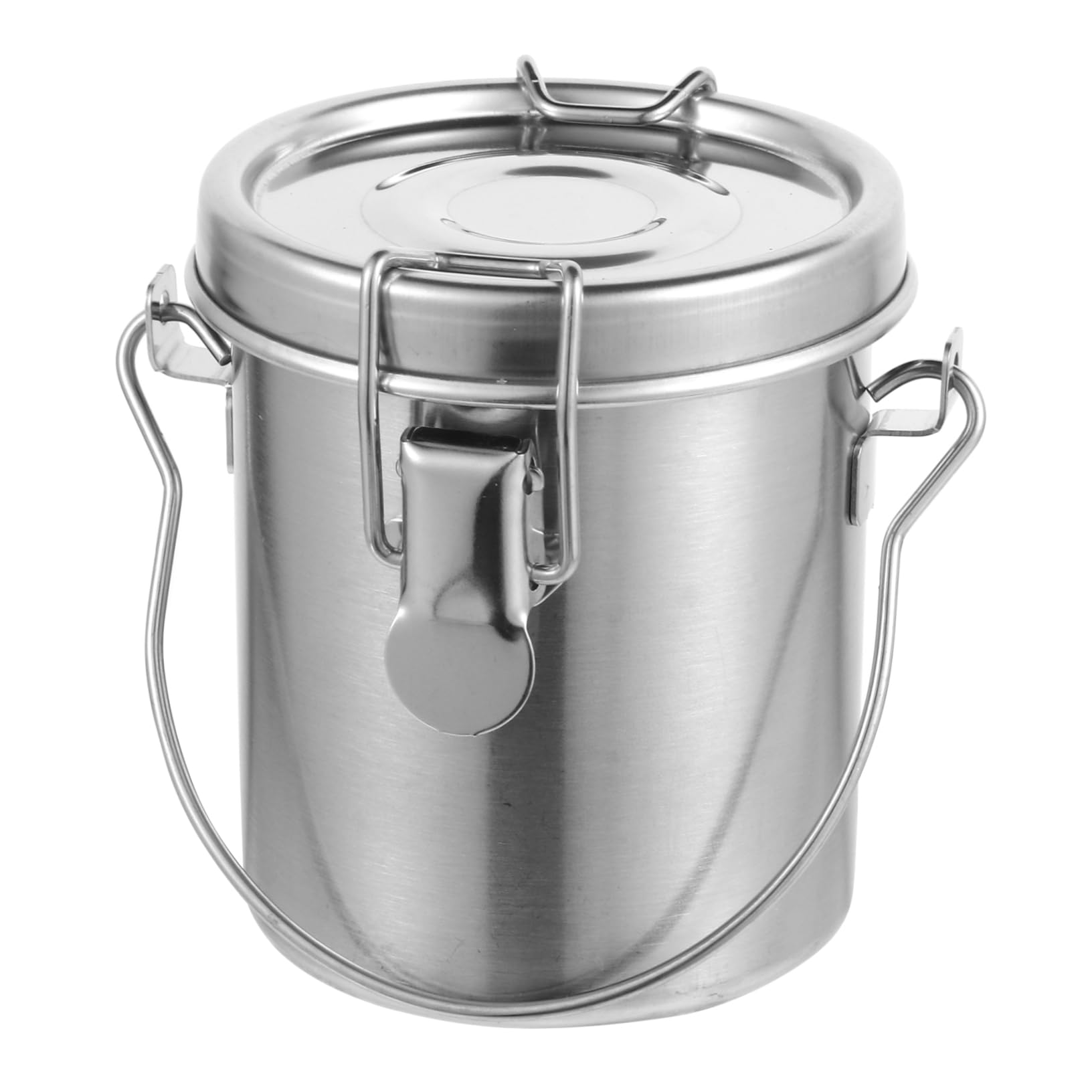 STOBOK Stainless Steel Oil Paint Bucket Portable Brush Washing Bucket Multifunctional Brush Washer for Art Lovers