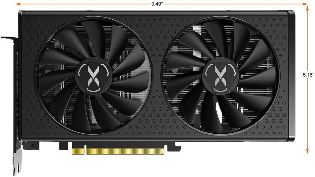 XFX Speedster SWFT210 Radeon RX 6600 XT CORE Scheda grafica per Gaming con 8 GB GDDR6 HDMI 3xDP, AMD RDNA™ 2 (RX-66XT8DFDQ) XFX Speedster SWFT210 Radeon RX 6600 XT CORE Scheda grafica per Gaming con 8 GB GDDR6 HDMI 3xDP, AMD RDNA™ 2 (RX-66XT8DFDQ)