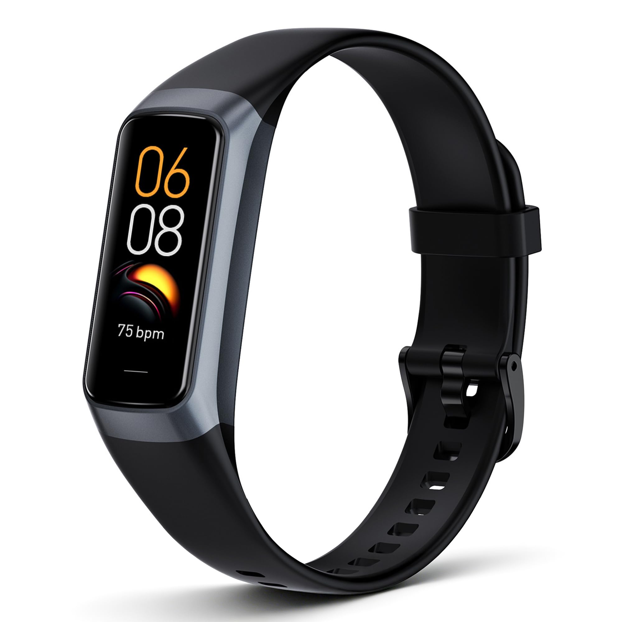 TOCMSNHG Fitness Tracker, Activity Tracker with 24/7 Heart Rate Blood Oxygen Sleep Monitor, Multiple Sport Modes Step Counter with 1.1" AMOLED Touch Color Screen, Blood Pressure Watch for Women Men