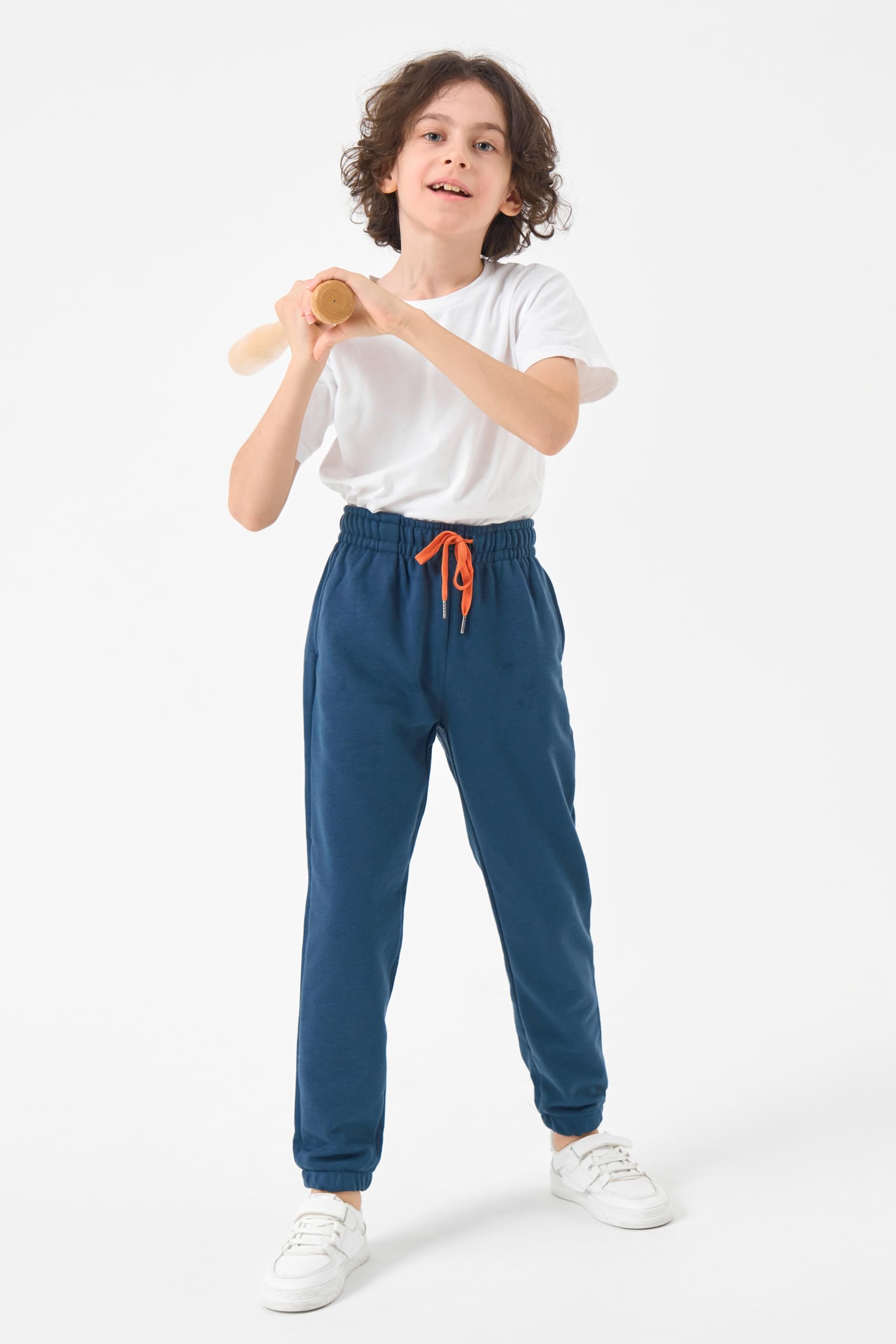Jungen Sweatpants 3-Pack Kinder Jogging Bottoms mit Tasche und Kordelzug Joggers für Kinder Sporthose Trainingsanzug Joghose Größe 4-14 Jahre