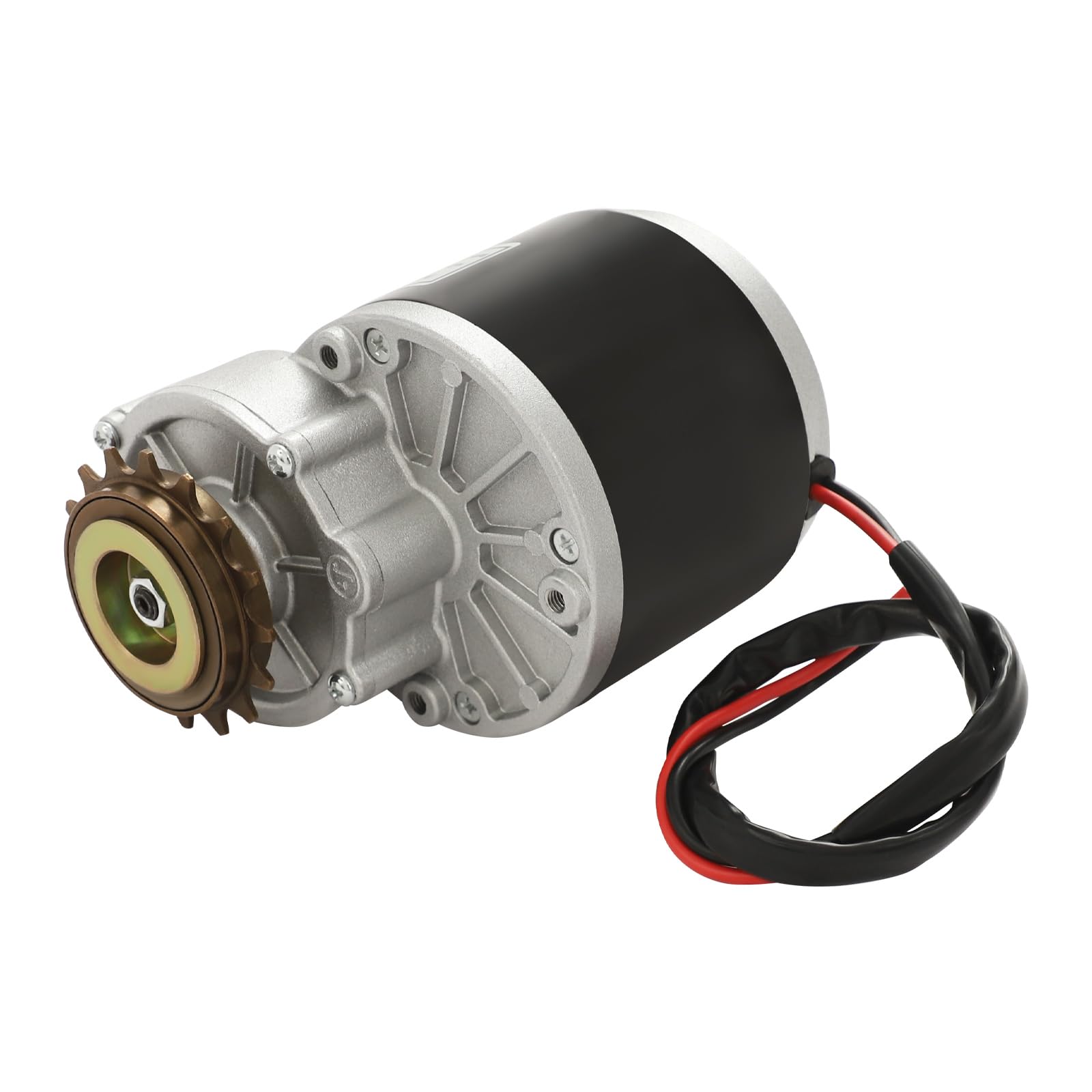 Kit de conversion de vélo électrique 24 V 350 W avec moteur à brosses, contrôleur, poignée d'accélérateur avec affichage LED, chaîne et pignon, kit de conversion de vélo électrique DIY pour vélos à
