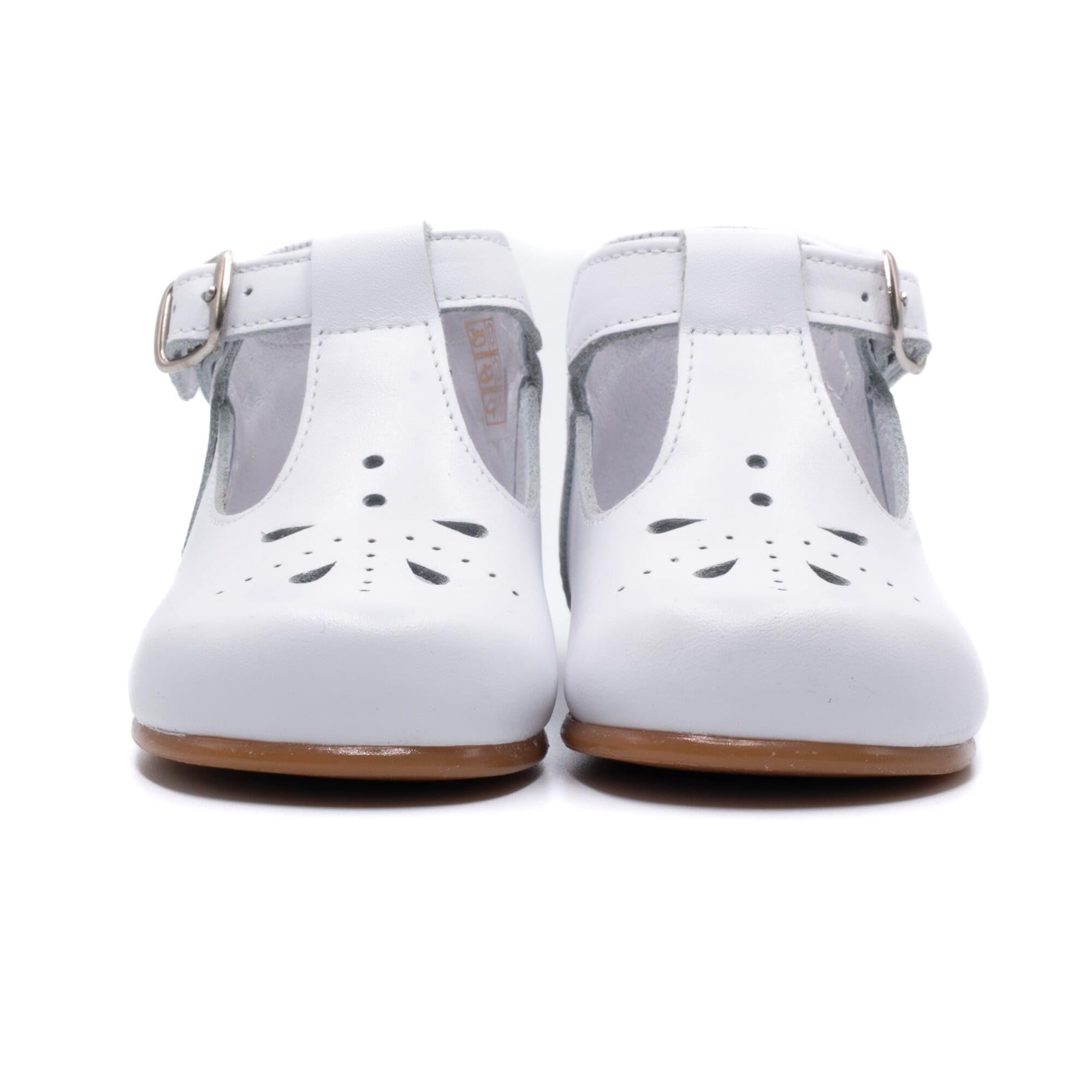 Boni & Sidonie - Zapatos para bebé, Blanco (blanco), 23 EU