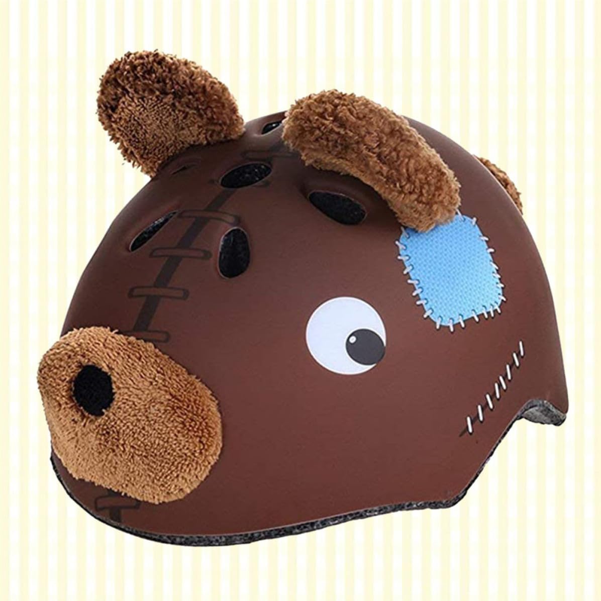 Casco de Seguridad para Patineta Diseño de Oso Marrón Eps