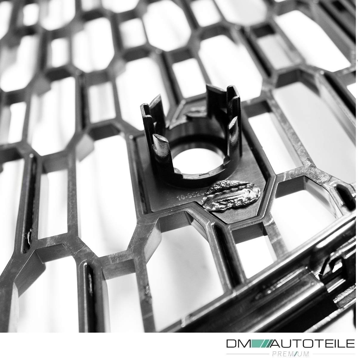 DM Autoteile Kühlergrill Wabengrill PDC Schwarz Glanz passt für A3 8V Facelift auch RS3