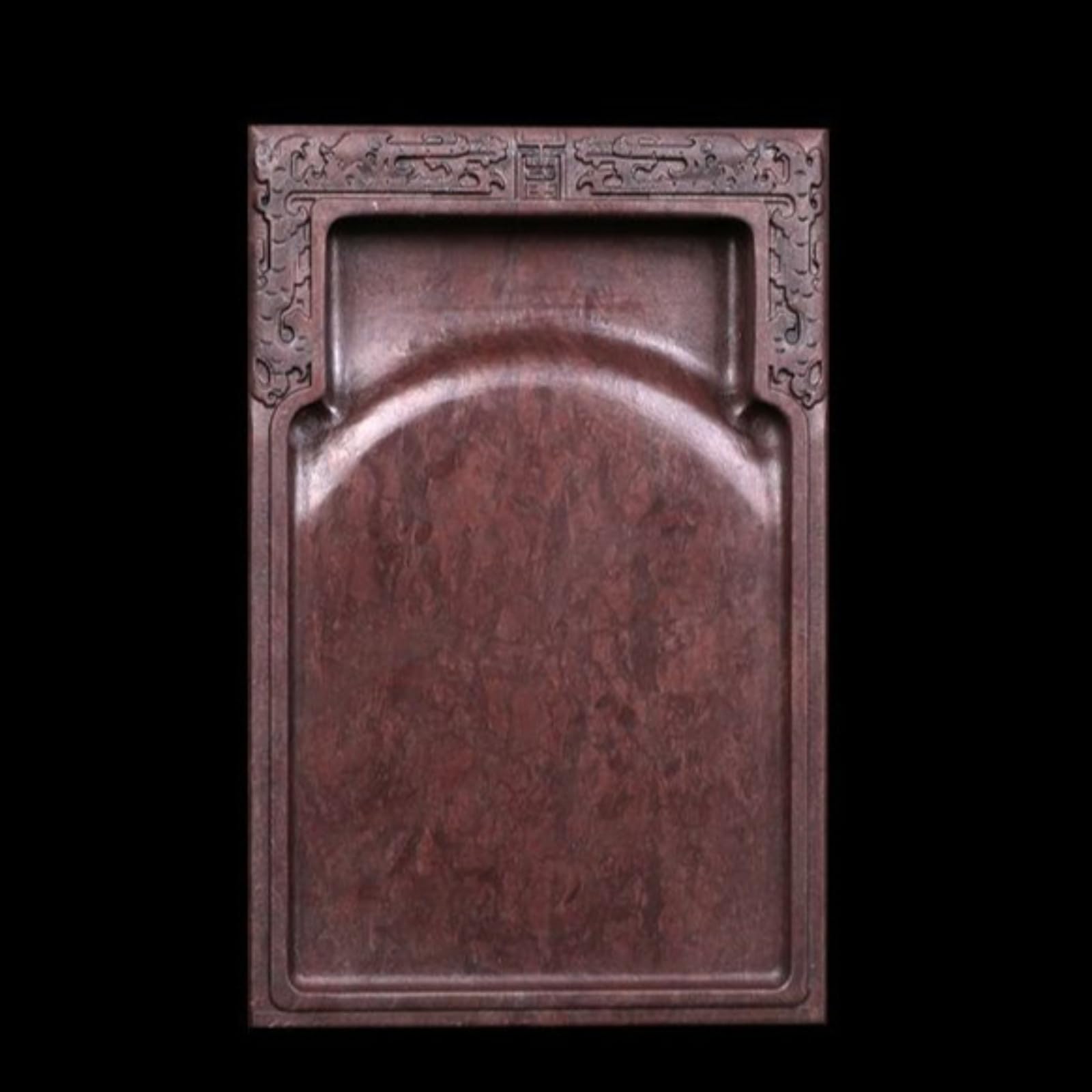 Pietra d'inchiostro fatta a mano in stile antico, 15,2 cm, per calligrafia, decorazione da scrivania
