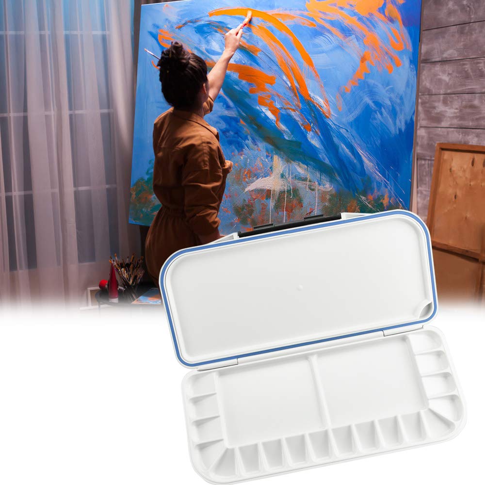 Buy RMENOOR 18 Well Watercolor Palette Travel Portable Folding Artist