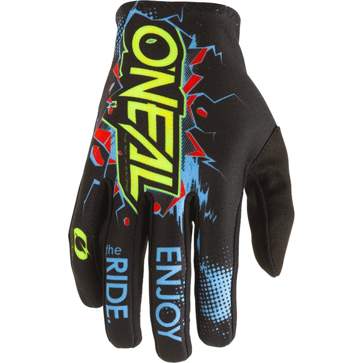 motocross handschuhe monster O'NEAL | Fahrrad- & Motocross-Handschuhe | Kinder | MX MTB DH FR Downhill Freeride | Langlebige, Flexible Materialien, belüftete Handoberseite | Matrix Youth Glove Villain | Schwarz Farbe:Vert-Bleu resilient Ethiopian sheep leather Category:Fahrräder_Fizik Tempo Bondcrush VICTORIA - 2.7 D