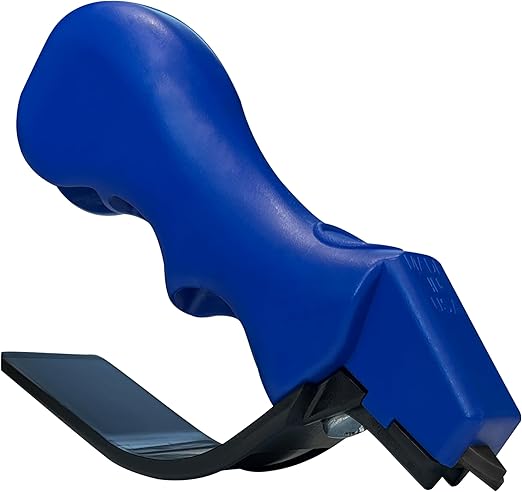 ACCUSHARP Knife Sharpener, Portable and Easy to Use, Hones and Sharpens Cleavers, Kitchen, and Serrated Knives, Sharpens Double Beveled Edge Knives