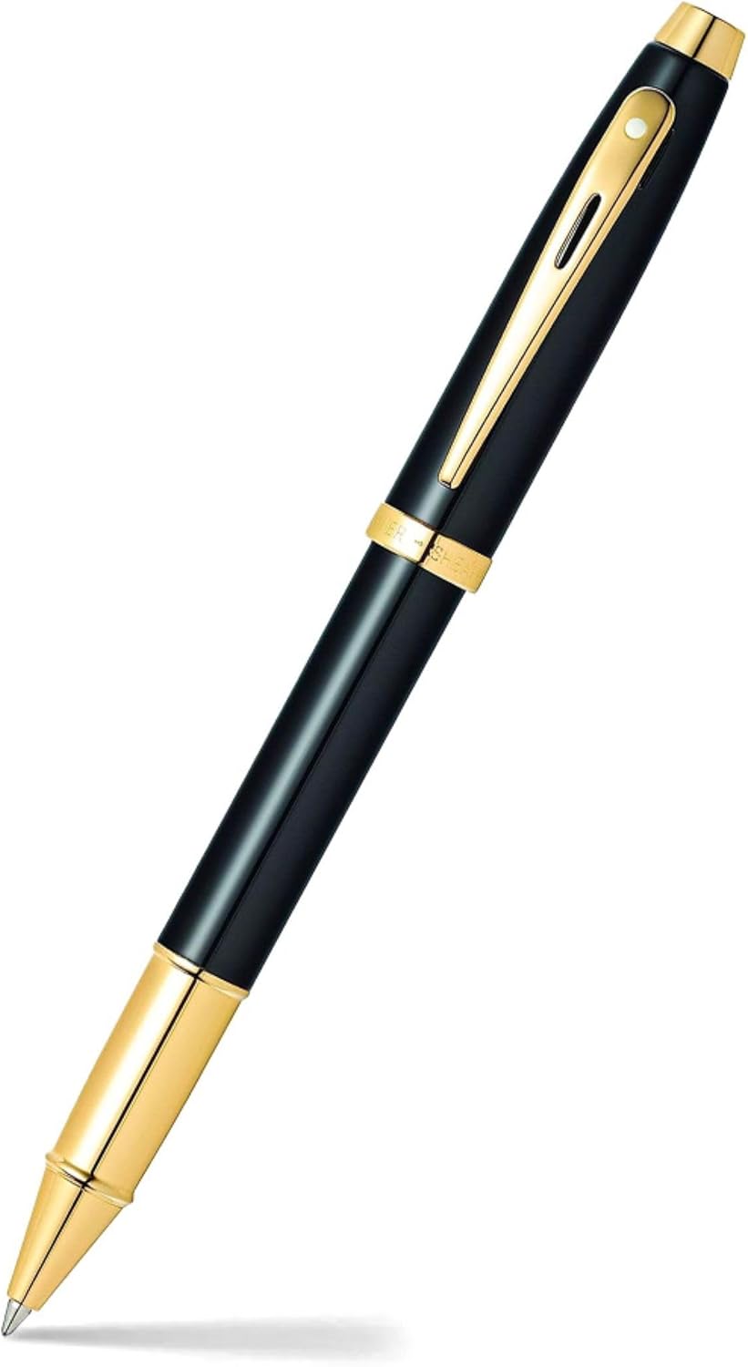SHEAFFER 9322-1 100 Serisi Roller Kalem Parlak Siyah Altın