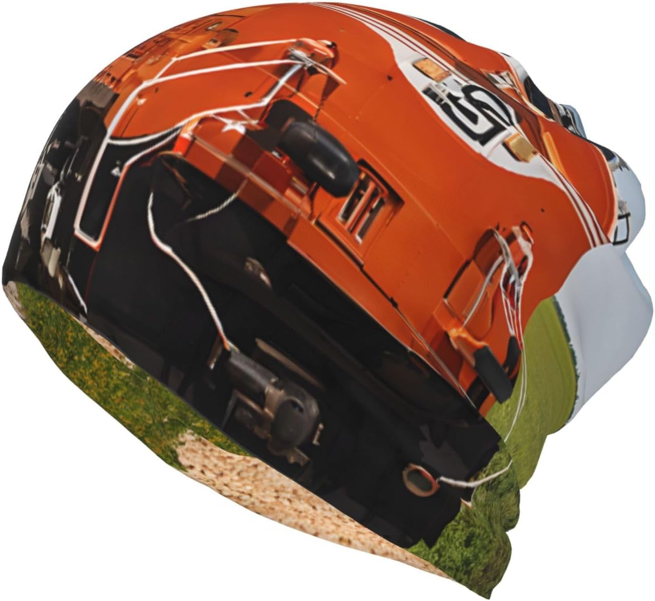 (Freight Train) Multi-Functional Convertible Brimless Hat for Daily Outdoor Travel Use -