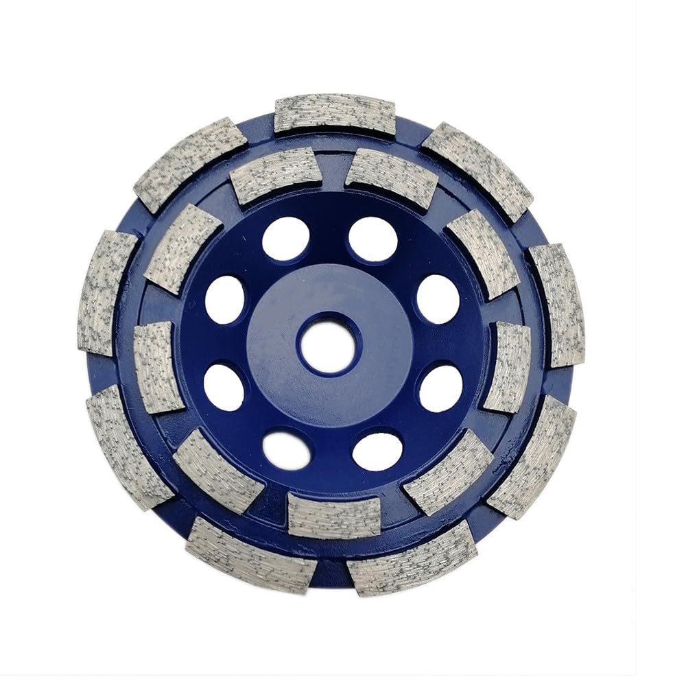 1 jednostka 4,5 cala/115 mm Dwurzędowa diamentowa ściernica garnkowa z gwintem 5/8-11 do betonu, cegły, twardego kamienia, granitu, marmuru, 1 jednostka 4,5 cala/115 mm, 1