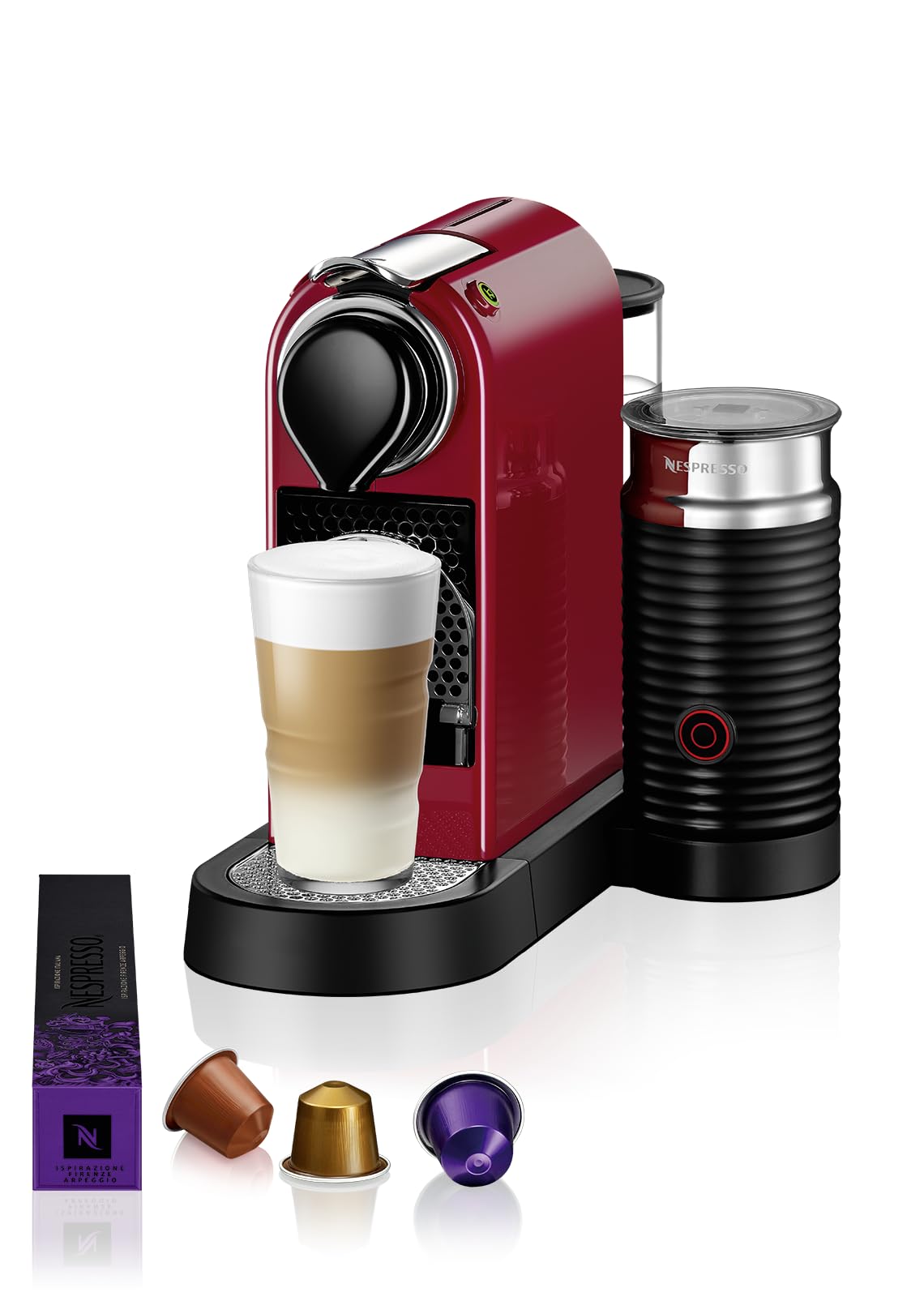 Nespresso CitiZ&milk coffee machine by Nespresso, Red - UAE Version ...