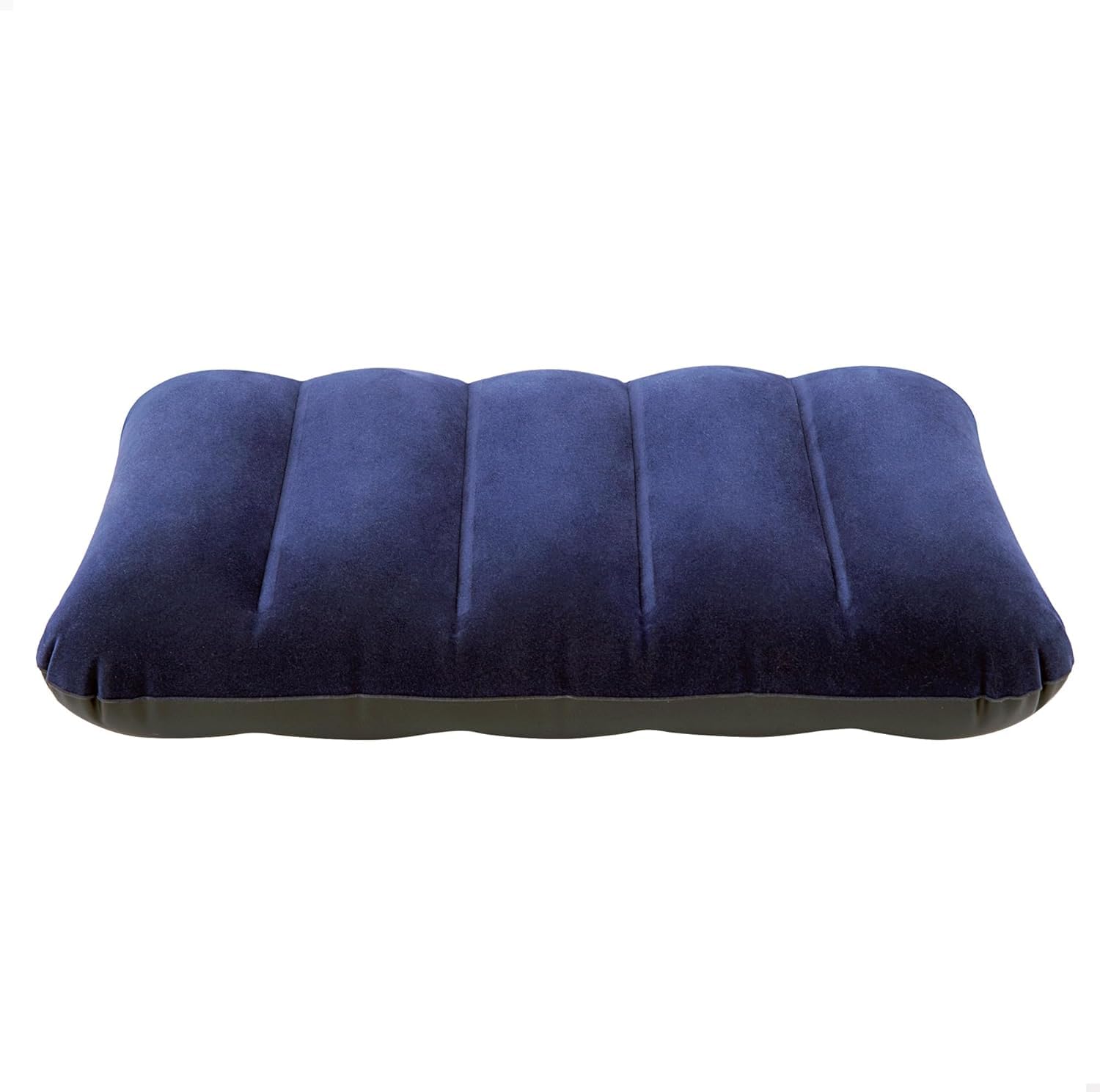 Snuloza Inflatable Travel Air Pillow | Flocked Fabric Rubberized Cotton Cushion for Neck & Lumbar Support | Compact & Lightweight for Camping, Hiking & Car Travel | Blue (1)-image-38
