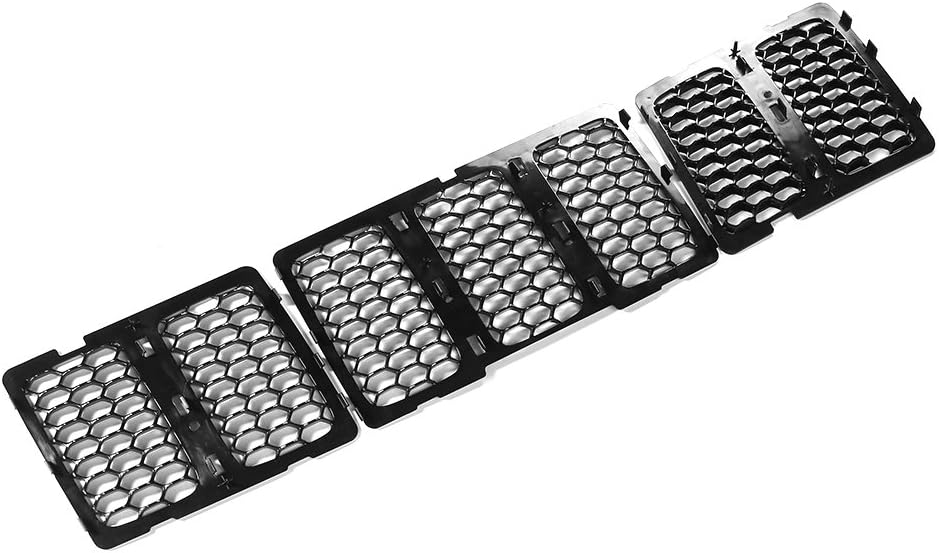 JeCar Front Grille Inserts Mesh Honeycomb for Jeep Grand Cherokee 2014-2016