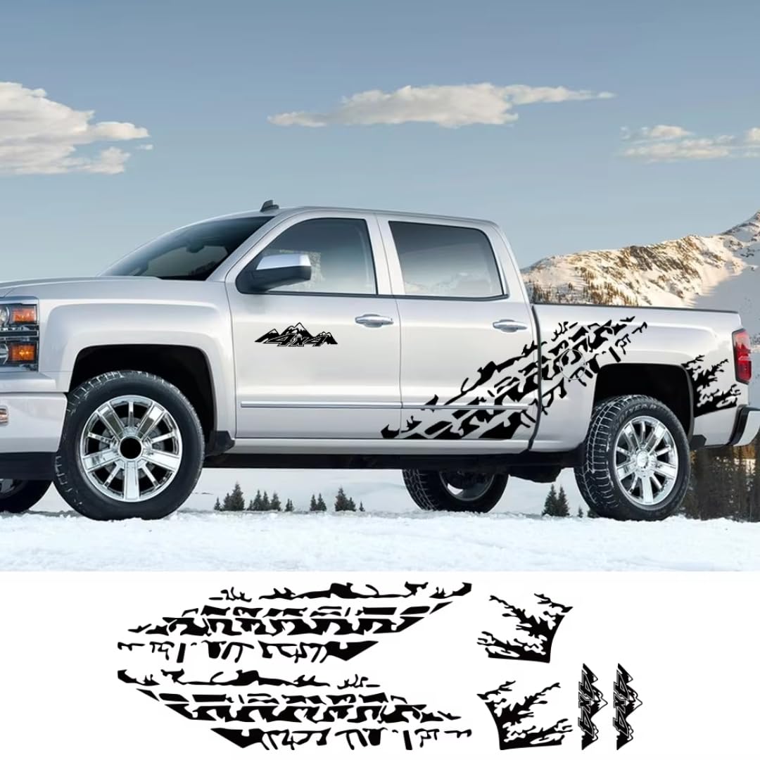 Auto-Aufkleber für Chevrolet Silverado Autotür-Aufkleber für Autotüren, Wasserdichter Aufkleber