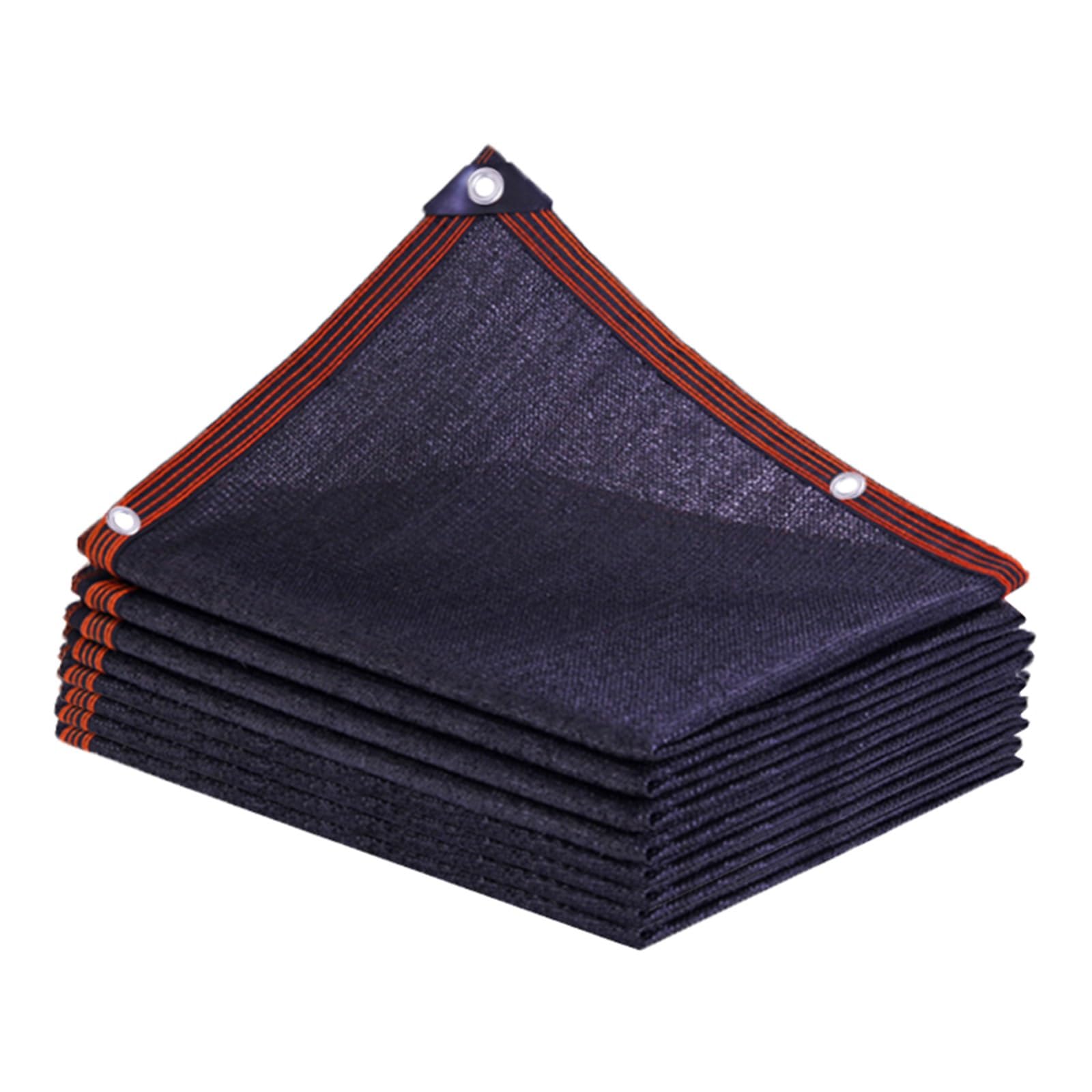 WQPMNYG Black Shade Sail with Grommets - Breathable Shade Cloth for Garden Greenhouse Chicken Coop Patio Pergola - Available Sizes: 1x2m to 10x11m Mesh Tarp (5x15m)