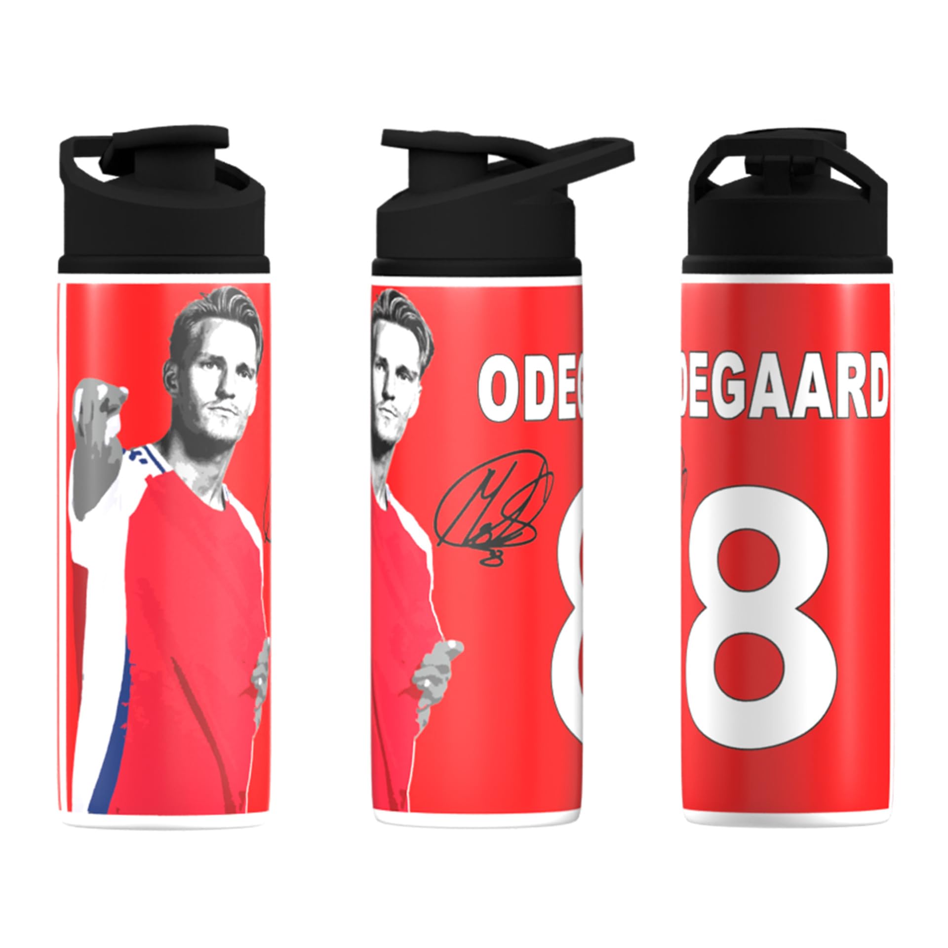 Partisan AFC Bottle Odegaard Big Mouth 750ml Capacity Aluminium