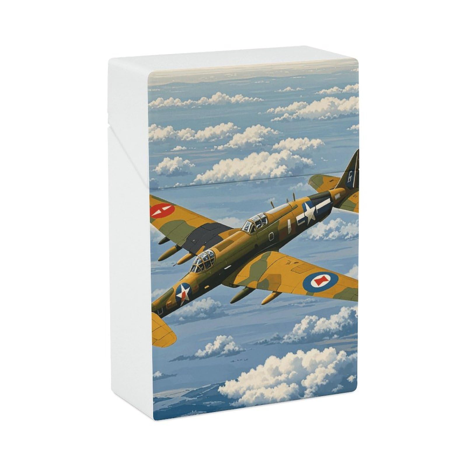 Amazon.com: Cigarette Case Vintage Cigarettes Holder World War 2 Aircraft  Airplane King Size Cigarette Box Waterproof Lightweight Cigarettes  Dispenser for Men Women Smoker Gift : Health & Household