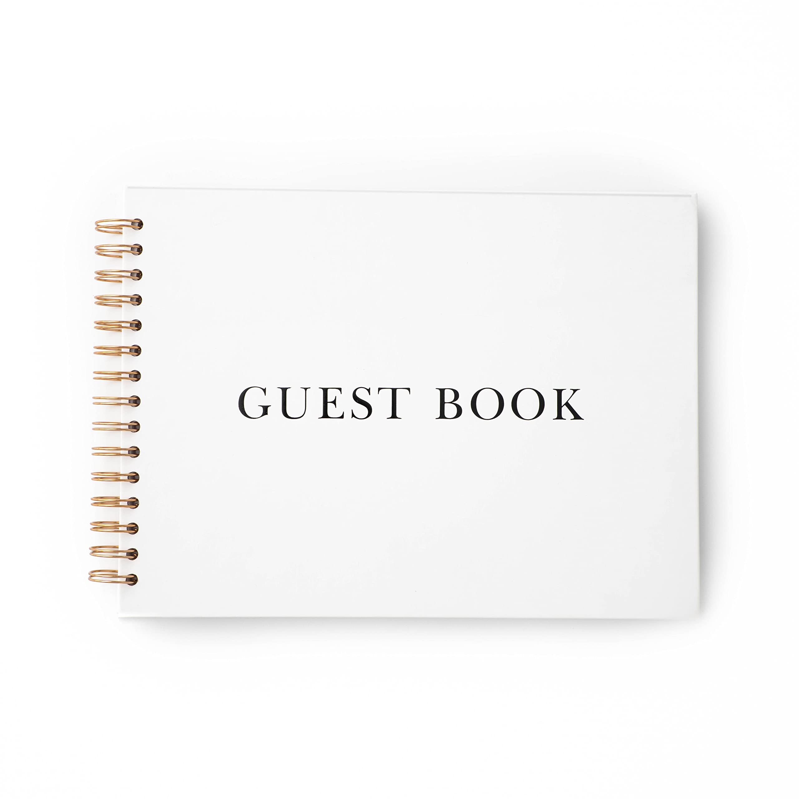 IVORY GUEST BOOK IN PVC BOX 245X170, Card, 25 X 17.5 X 2 Cm (Pack Of 2