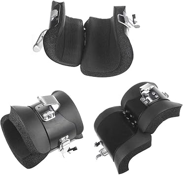 DXMCC Steel Anti-Gravity Inversion Boots for Exercise and Gravity Training with Safety Lock - Black