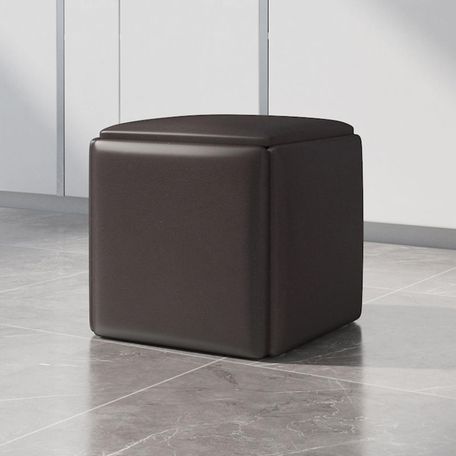 Tabourets gigognes salon siège cube roulette ottomane carrée chambre
