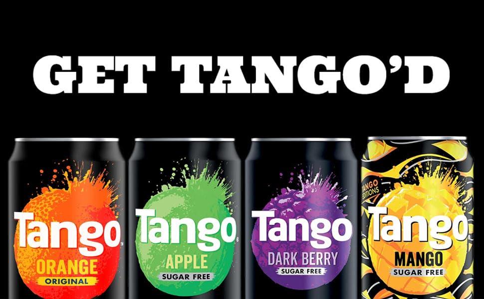 Tango Mango Sugar Free Carbonated Soft Drink With Bold Mango