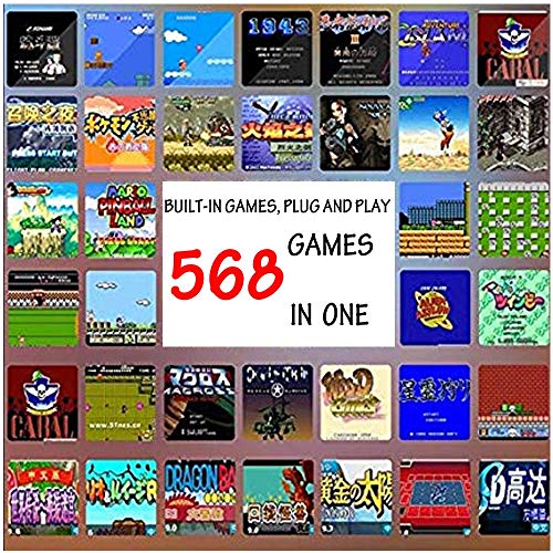 Careflection USB Wireless Handheld TV Video Game Console Built in 568 Classic Game 8 Bit Mini Video Console Support AV/HDMI Output For Kids Gift (With Duracell Battery) 2 61O0J9bgRAL