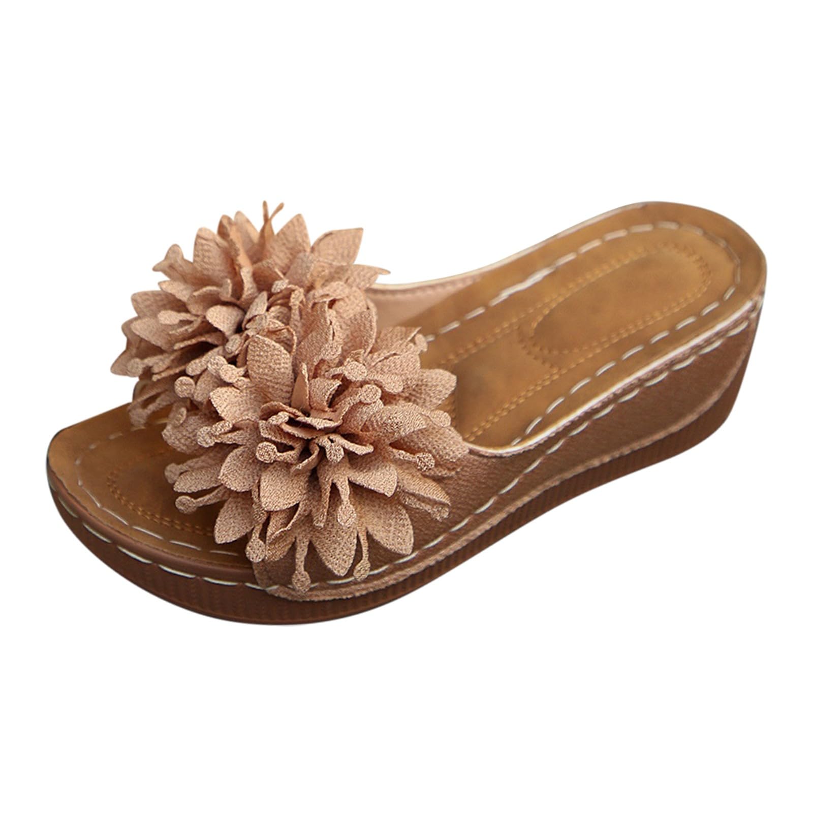Generico Sandales Femme éTé Confortable Confortables LéGèRes AntidéRapantes Semelle Souple Respirantes Chaussures Femme éTé Mode Mules Support Pieds Larges Ville Usage Quotidien