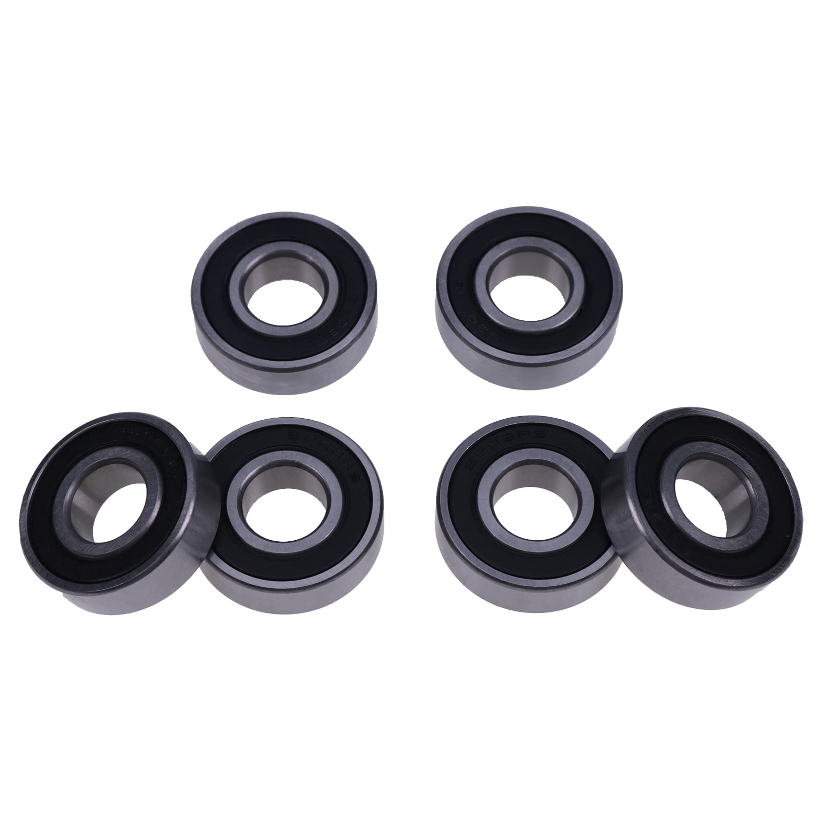 DVPARTS 6 rodamientos de conversión de husillo para John Deere GY20785 L107 L108 L111 L118 E100 E110 E120 E130 E140 E150 E160 E170