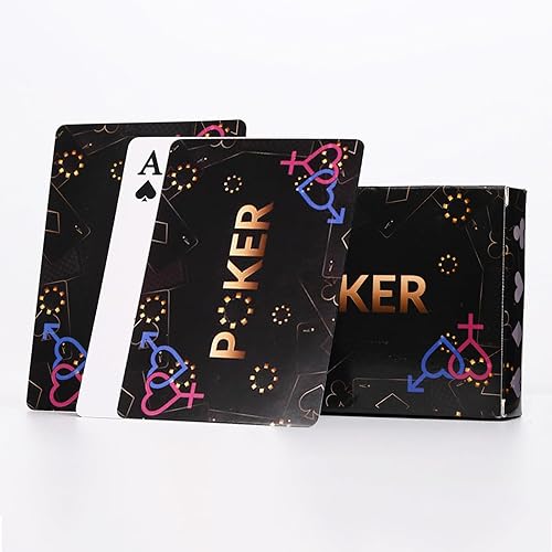 AHDFY Standard Playing Cards, Premium Thickened Paper Deck, Classic Design for G