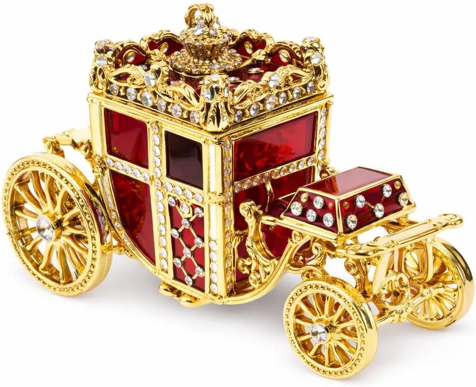 BestPysanky 1897 Coronation Royal Imperial Easter Egg 3.8 Inches Tall