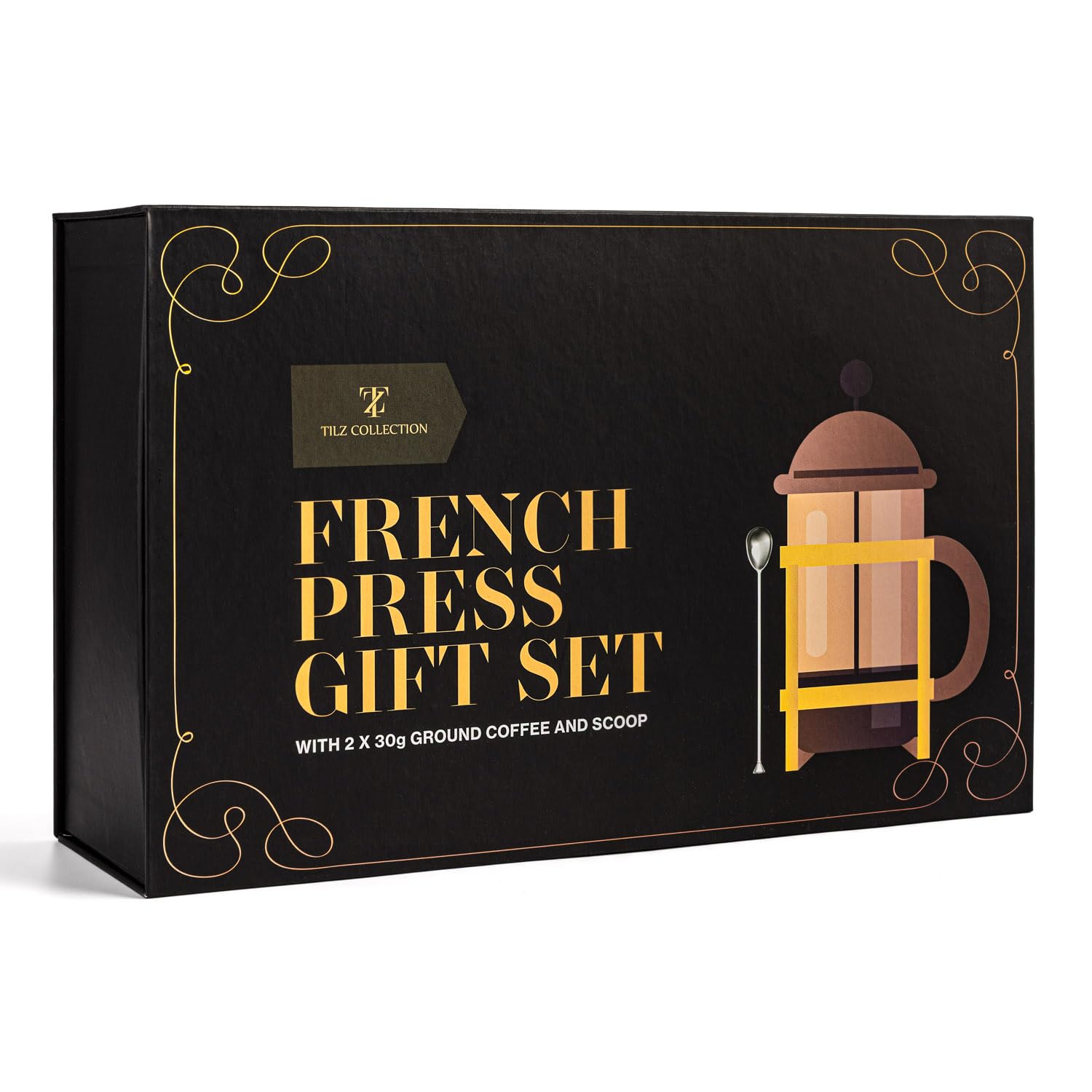 Juego De Regalo De Café Para Hombres - Cafetera De Prensa Francesa Para Café Molido - Regalos Para Hombres