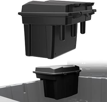 21L UTV Cargo Storage Box for Polaris Ranger 1000 900, Waterproof Removable Rear Bed Storage Bin w/ Top Tool Tray for Ranger XP 1000 900 570 500/ General 1000 /Crew 2016-2025 Accessories