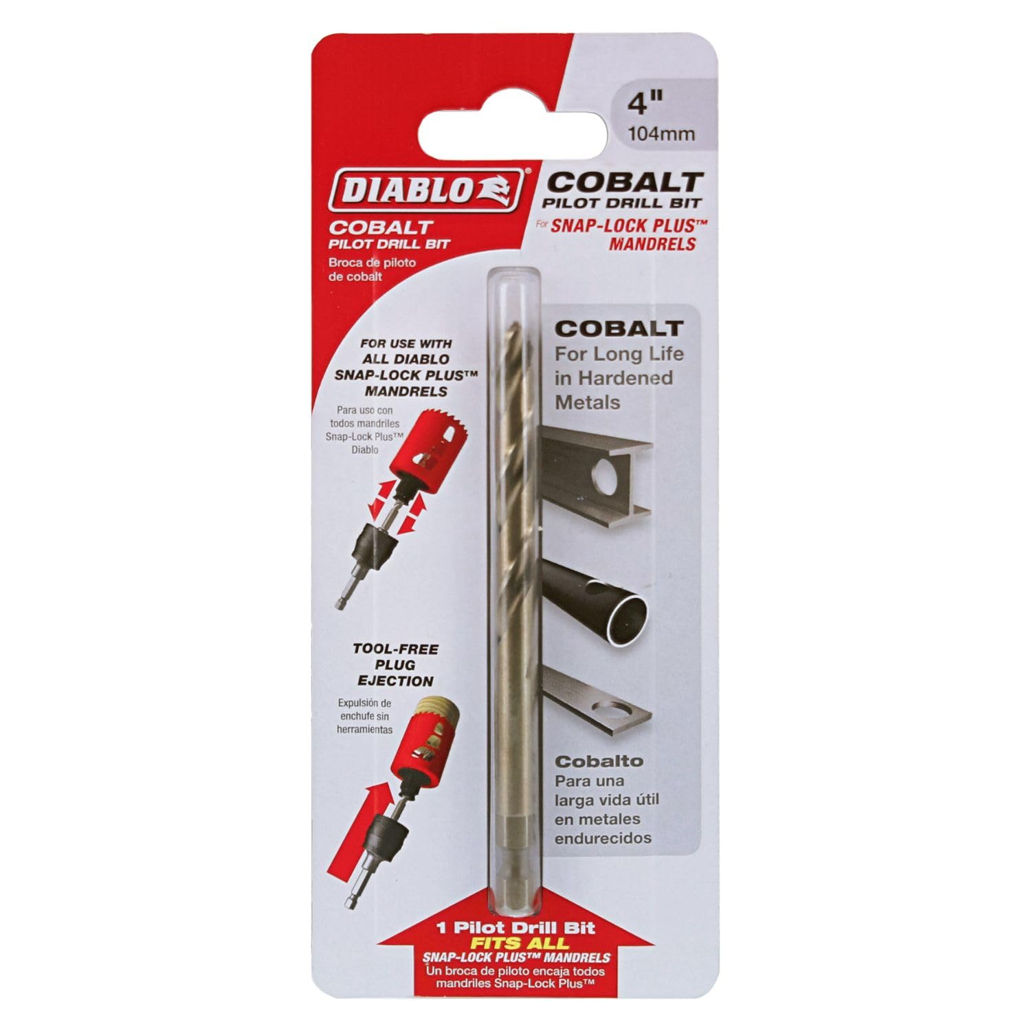 Diablo Cobalt Pilot Drill Bit - 4 Inch -2