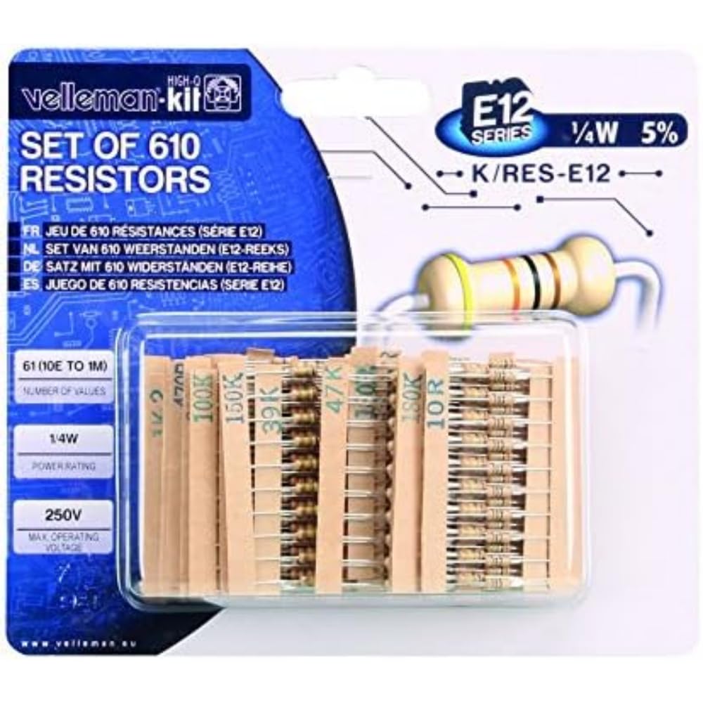 Velleman K/RES0603 SMD-weerstanden assortiment