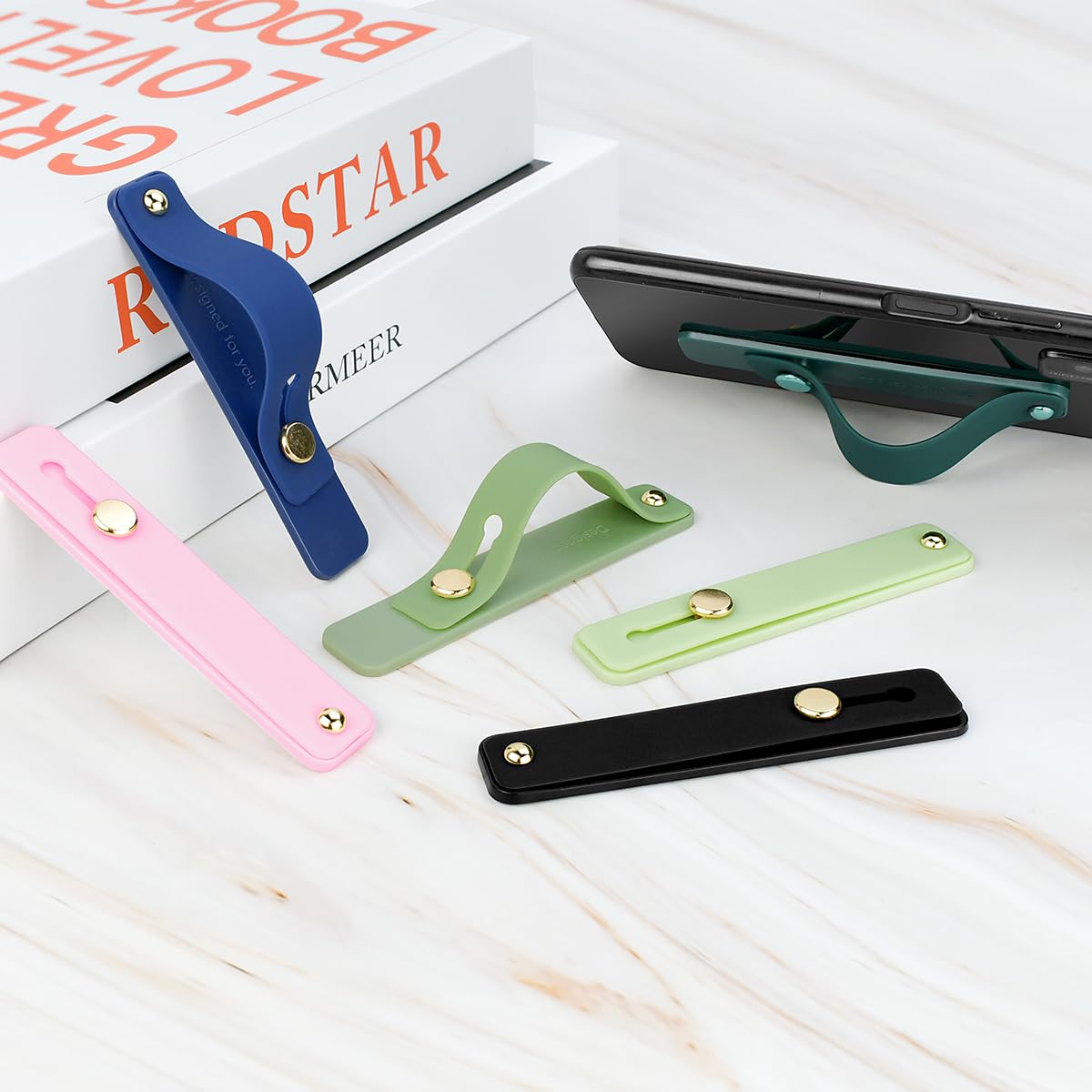 ♪伸縮携帯電話ストラップ　ユニバーサルスリムハンドフィンガーグリップ　ピンク ♪伸縮携帯電話ストラップ ユニバーサルスリムハンドフィンガー