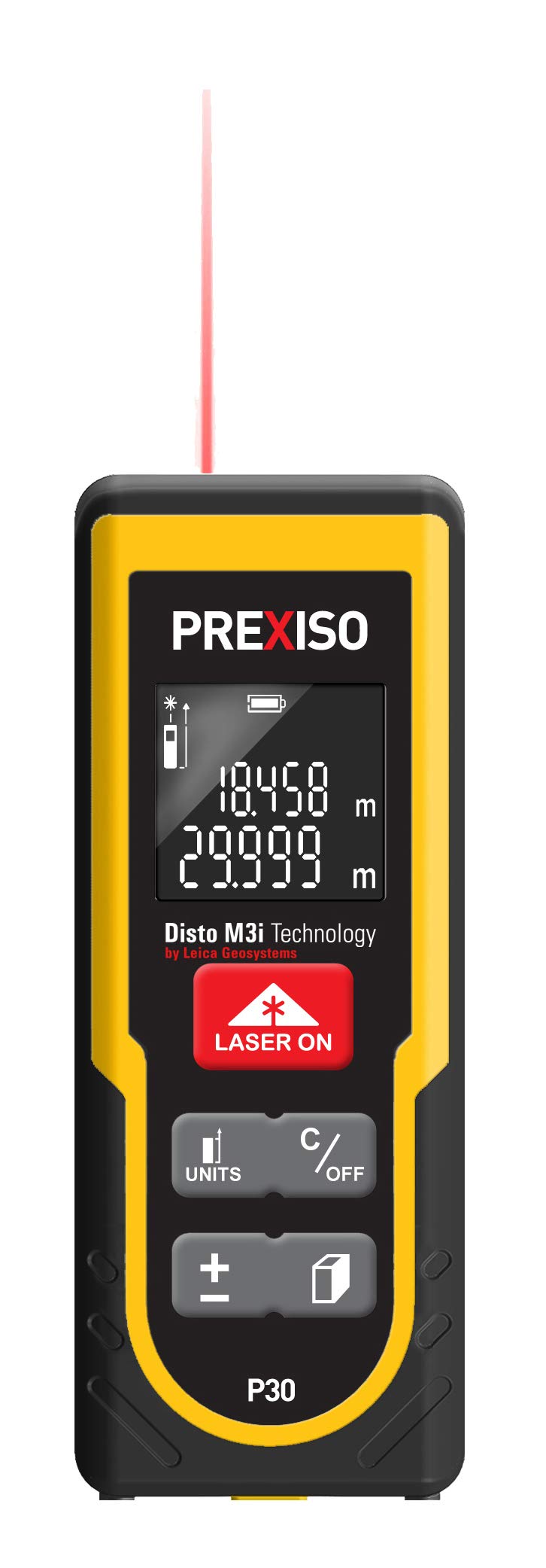 PREXISO 8250370 - Medidor láser de hasta 30 m de alcance P30