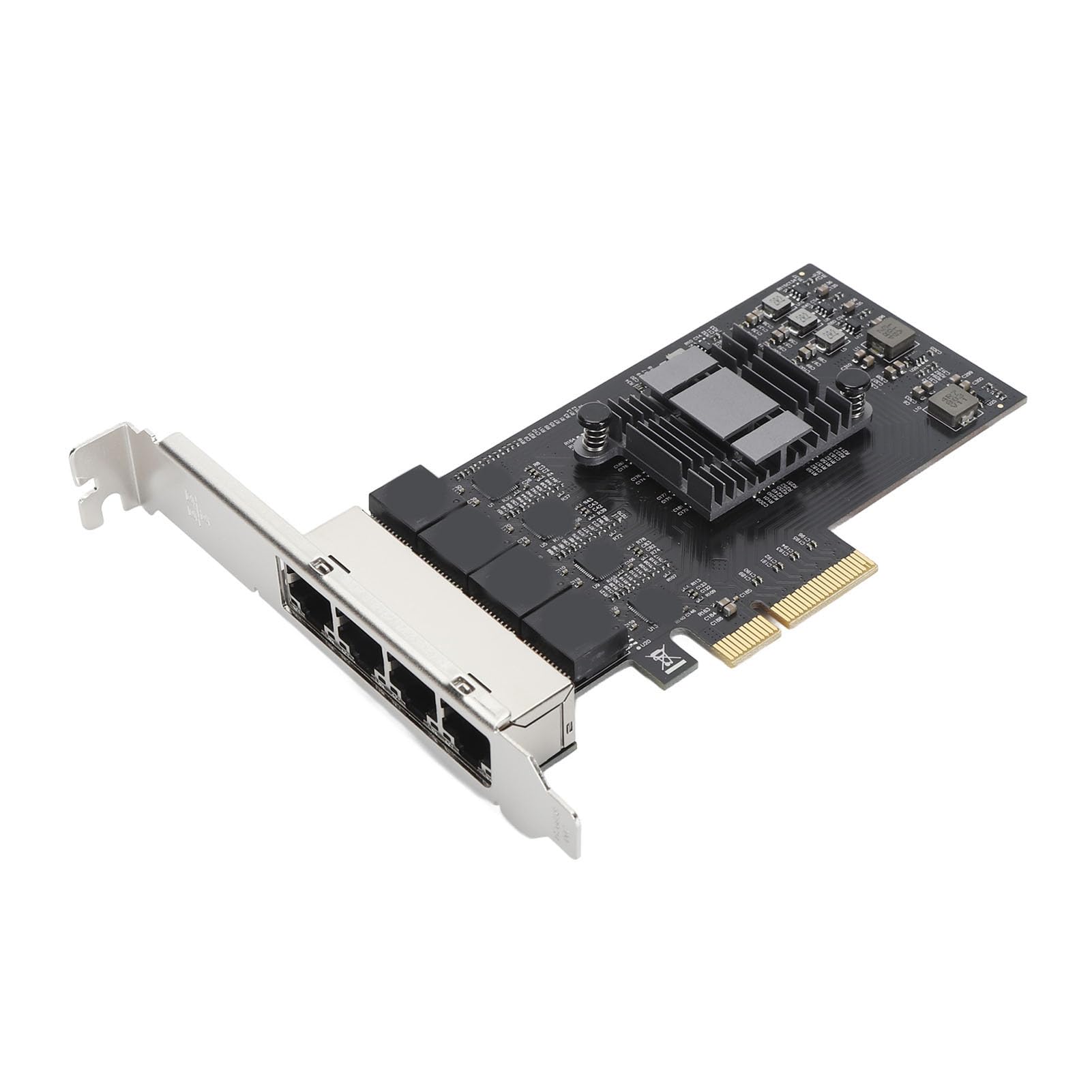 Karta Sieciowa PCIe 2,5 Gb, Szybki, 4-portowy Adapter Interfejsu Ethernet do Serwerów, materiał PCB