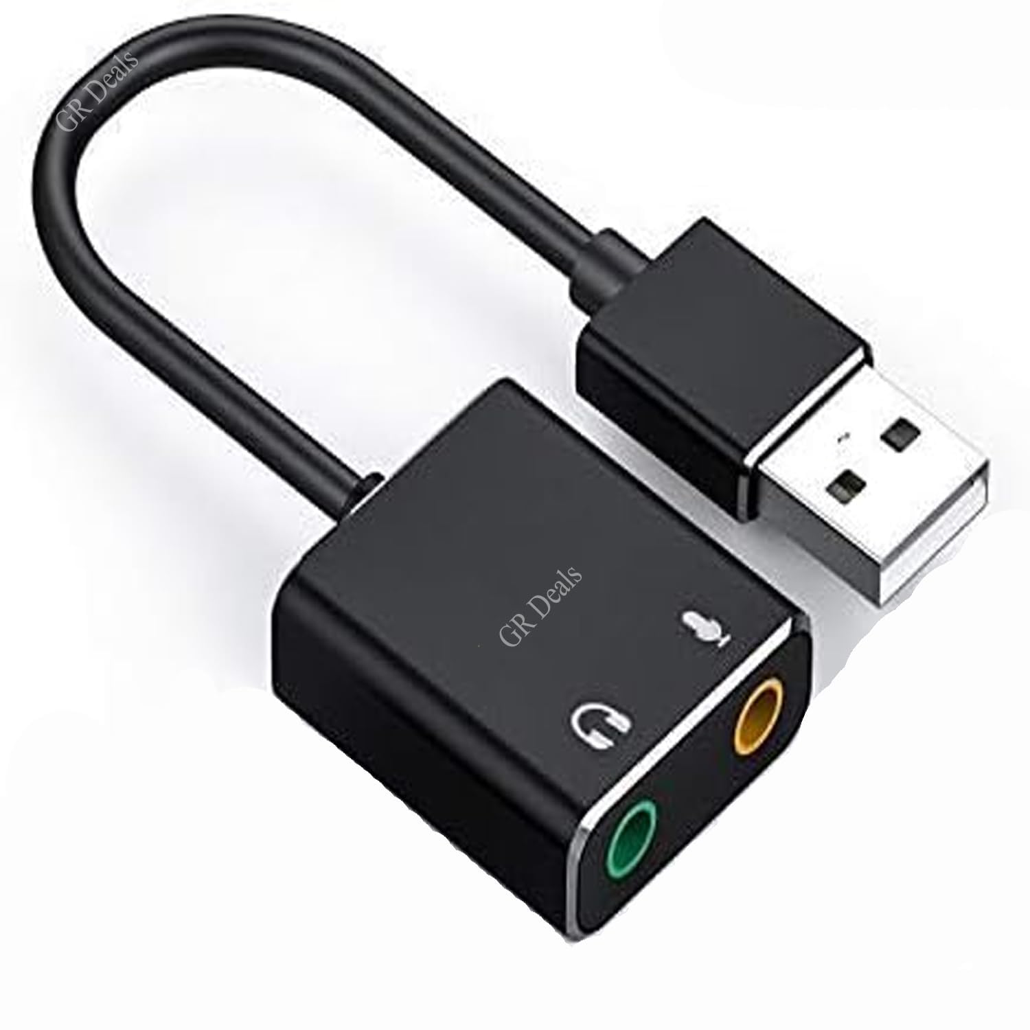 USB Sound Card USB to 3.5mm Jack Audio Adapter USB2.0 External Stereo Sound Adapter Splitter Converter for Windows and Mak, Lin-UX, Laptop, PC, Compatible Headset, Plug & Play. Multi-Color.-image-17