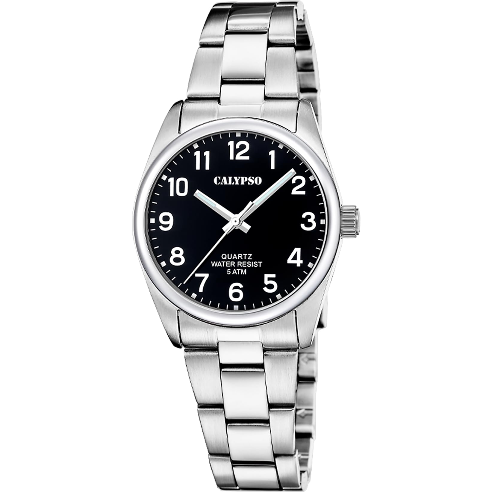 Calypso Ladies Stainless Steel Watch with Steel Bracelet K5863/4