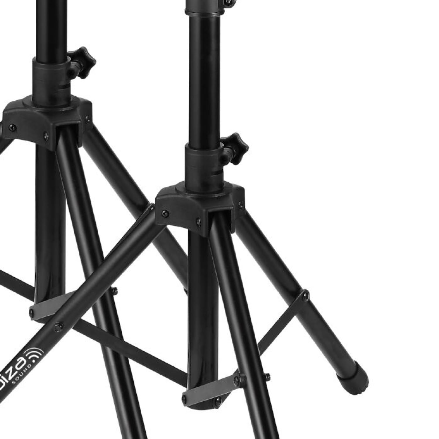 Ibiza Sound - Mini Supports d'enceintes avec Housse - Hauteur Max 1.20M / Charg 30 kg - SS01B-MINI
