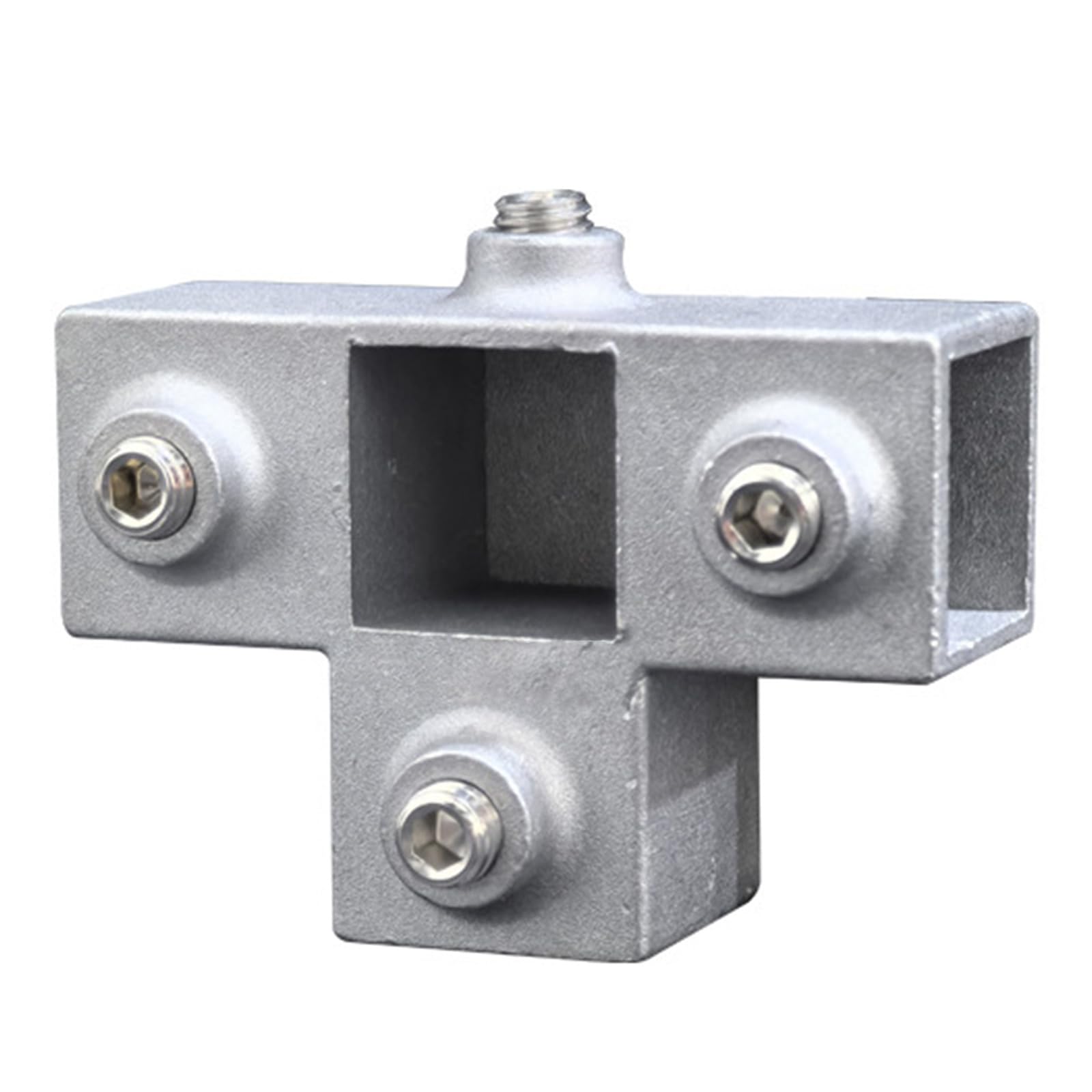 Obotsnoi 30X30 Big 4Ways Pipe Fixed Joint Storage Rack Connector 3 Way Elbow Pipe Fitting For Fence Rails And Industrial Shelf Construction Fitting