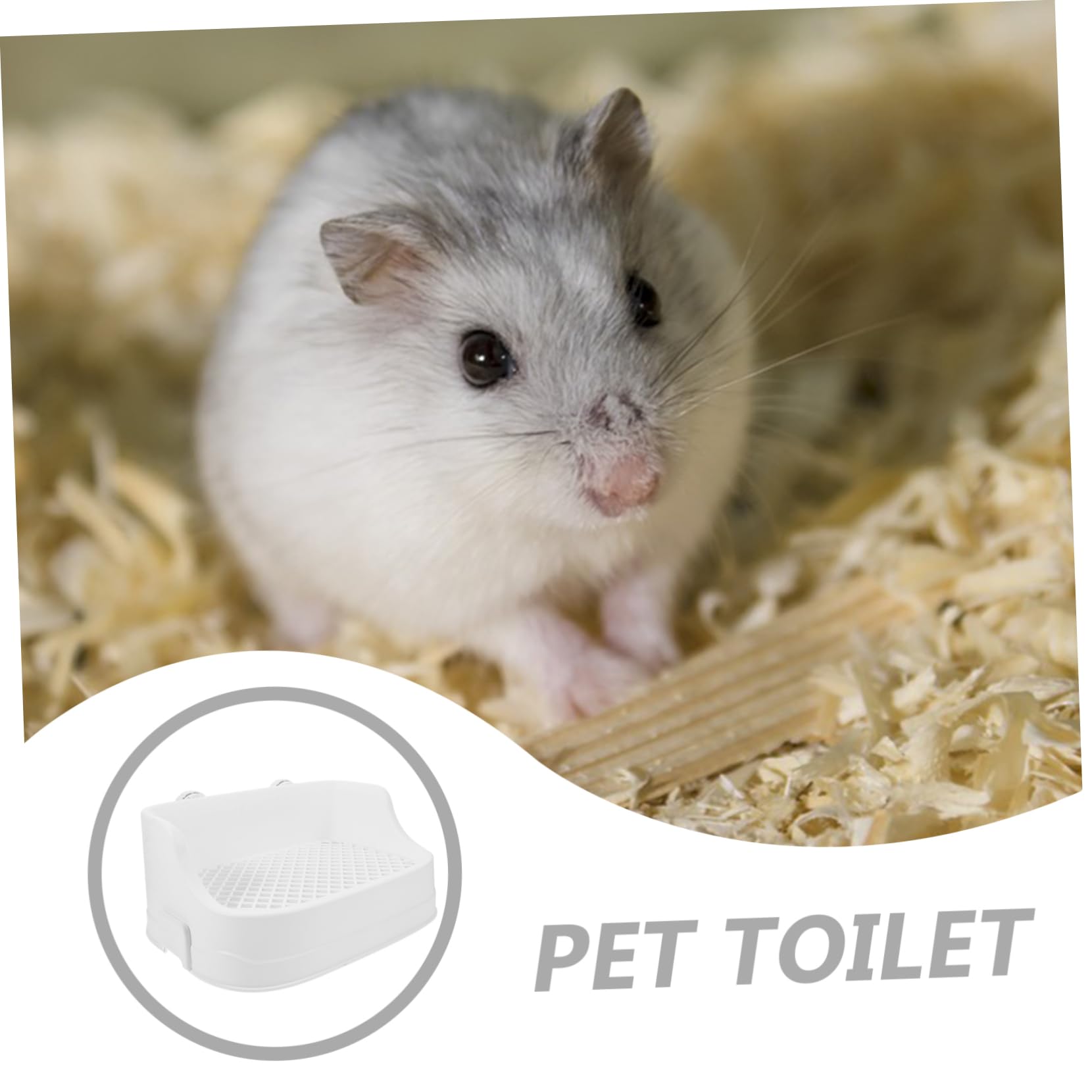 Toilette mit Abnehmbarer Schale aus Kunststoff für Haustiere