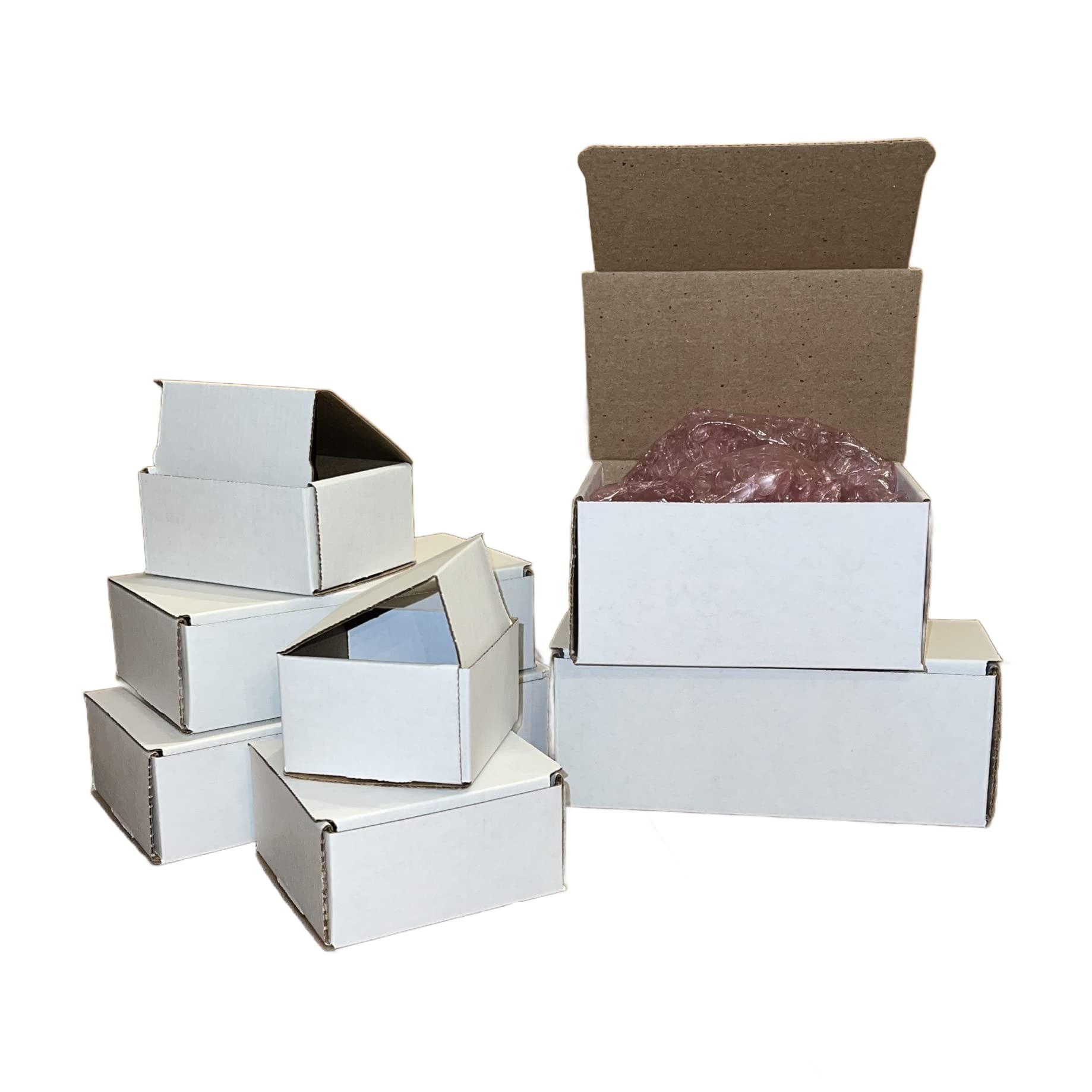Supply Air 3x3x2 Corrugated Shipping Boxes – Cardboard Mailer Boxes for Packing, Moving & Storage (Multiple Pack Sizes)