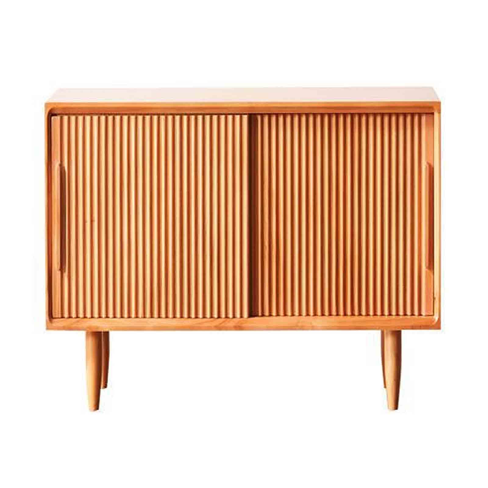 Banc de rangement à chaussures en bois élégant avec finitions soignées et portes